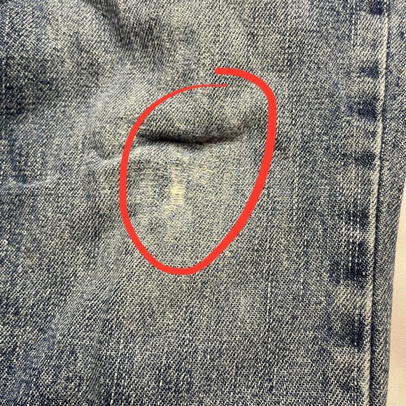 Fleece Lined Healthtex 24 Month Red Blue Jeans PRELOVED Wear shown in photos - Picture 4 of 13